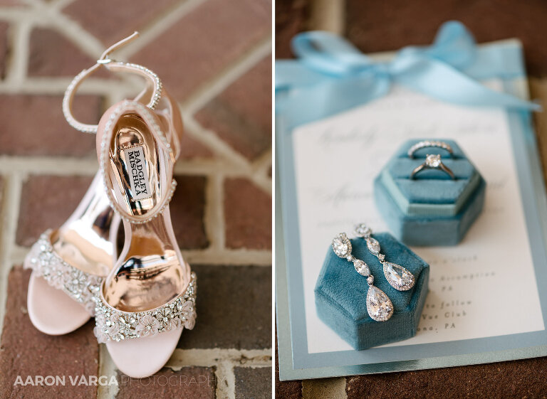 02 badgley mischka wedding shoes(pp w768 h561) - Kim + Aaron | Longue Vue Club Wedding Photos