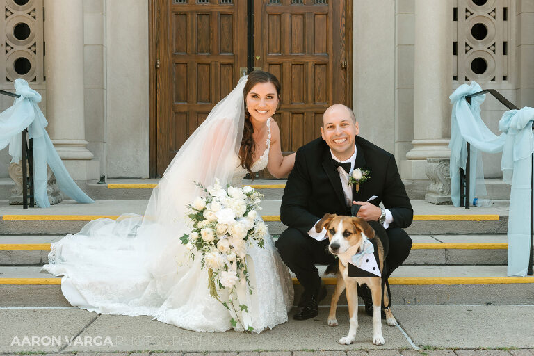 14 wedding photos with dog(pp w768 h512) - Kim + Aaron | Longue Vue Club Wedding Photos