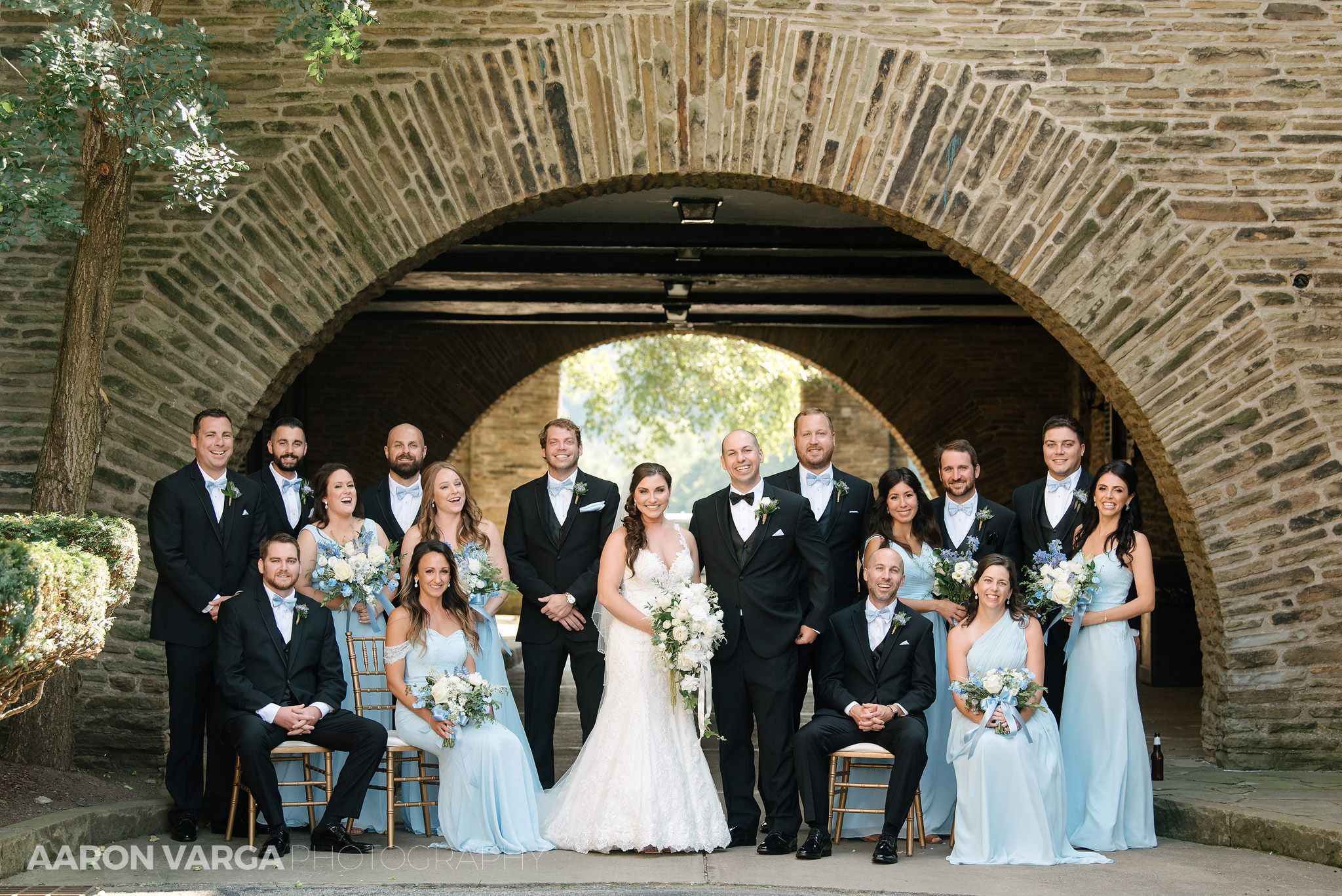 17 longue vue arch wedding party - Kim + Aaron | Longue Vue Club Wedding Photos