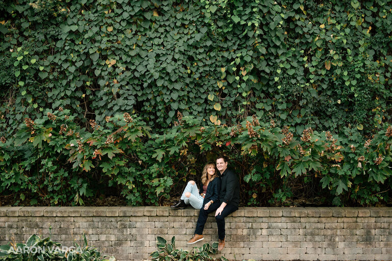 11 ivy wall engagement(pp w768 h512) - Lauren + Dave | Fall Downtown Engagement Photos