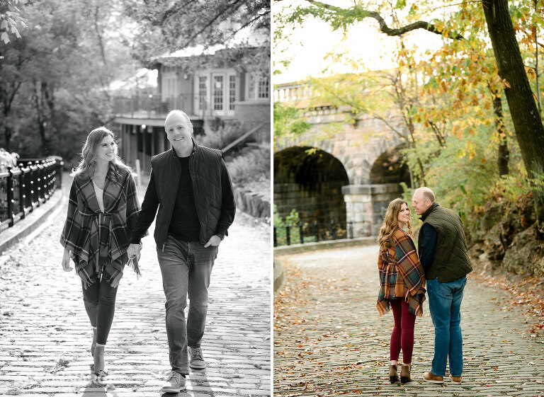 03 fall engagement photos schenley cafe(pp w768 h561) - Chelsea + Matt | Schenley Park and Panther Hollow Engagement Photos