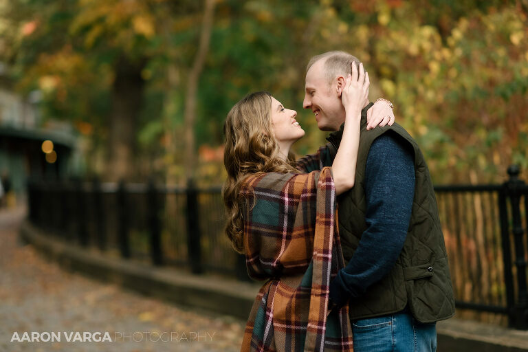 05 schenley cafe engagement in fall(pp w768 h512) - Chelsea + Matt | Schenley Park and Panther Hollow Engagement Photos