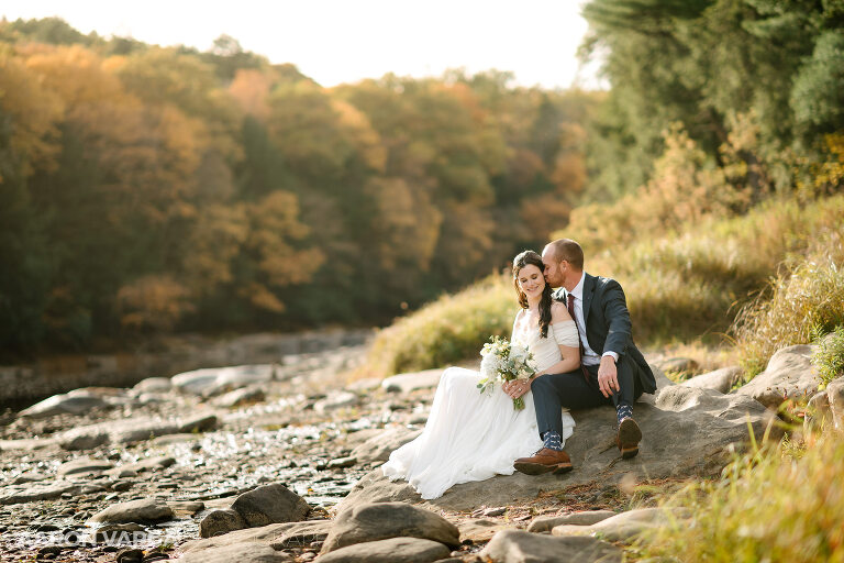 16 cook forest river elopement(pp w768 h512) - Morgan + Greg | Cook Forest State Park Elopement Photos (Part 2)
