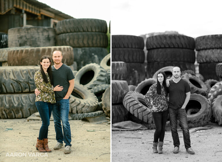 09 strip district tire yard engagement(pp w768 h561) - Morgan + Greg | Strip District Engagement Photos