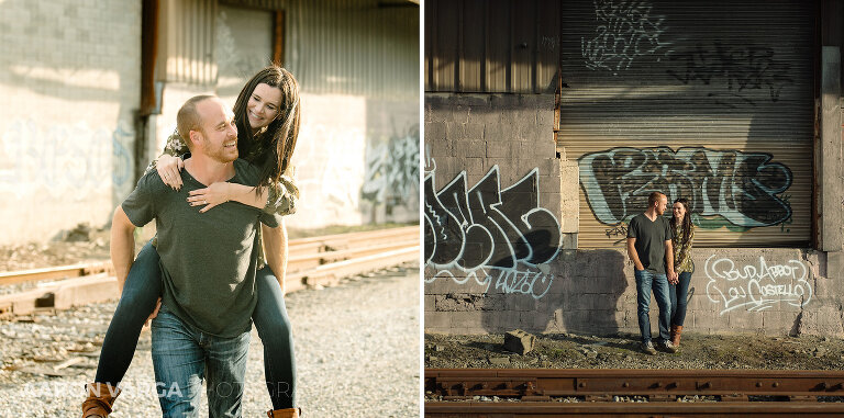 14 urban graffiti engagement photos(pp w768 h381) - Morgan + Greg | Strip District Engagement Photos