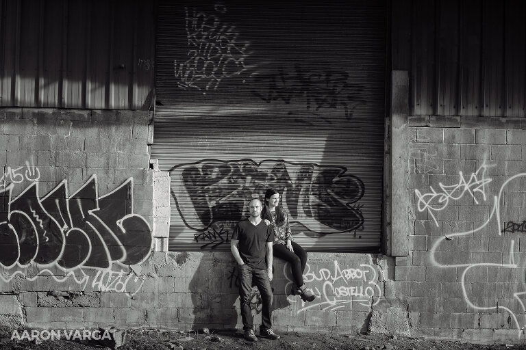 15 gritty urban engagement photos(pp w768 h512) - Morgan + Greg | Strip District Engagement Photos