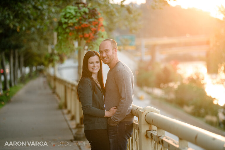 31 sunset engagement photos north shore(pp w768 h512) - Morgan + Greg | Strip District Engagement Photos