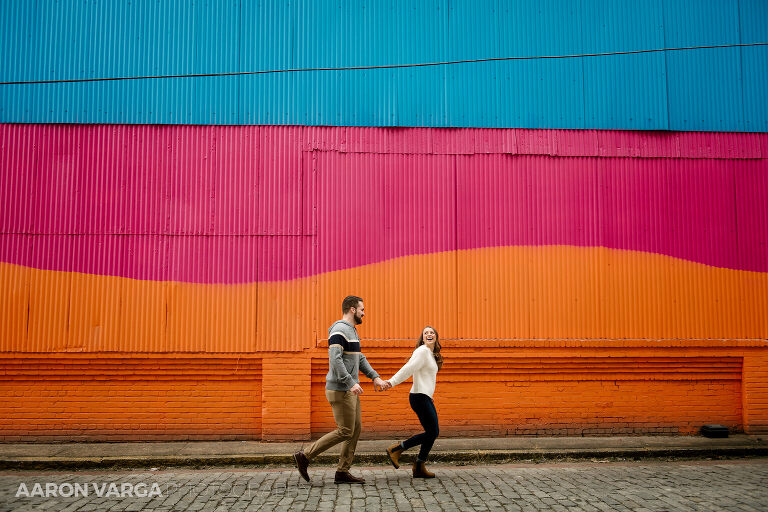 20 the highline mural pittsburgh engagement(pp w768 h512) - Nolan + Sadie | Mt. Washington and The Highline Engagement Photos