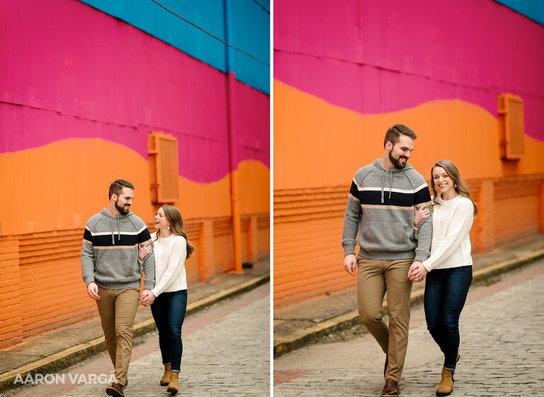21 the highline pittsburgh mural engagement photos(pp w768 h561) - Nolan + Sadie | Mt. Washington and The Highline Engagement Photos
