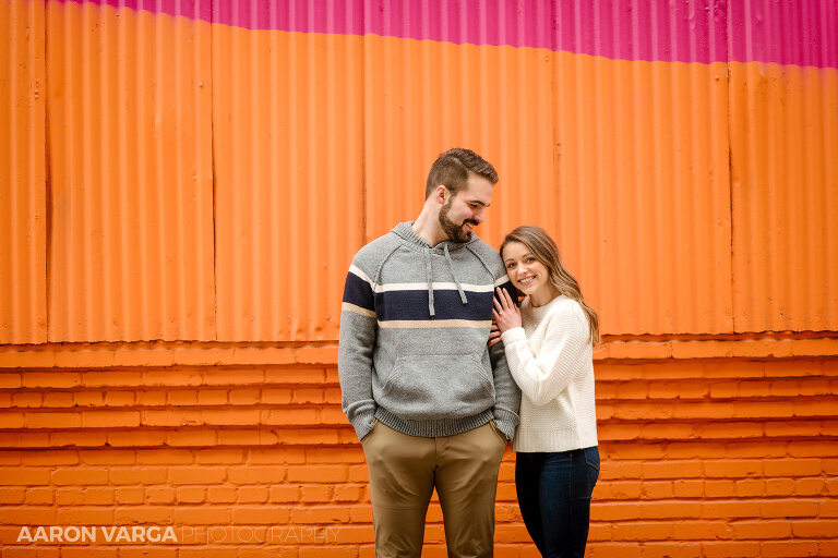 23 pittsburgh highline engagement color wall(pp w768 h512) - Nolan + Sadie | Mt. Washington and The Highline Engagement Photos