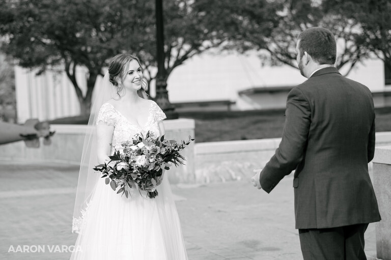 04 wedding first look(pp w768 h511) - Kelli + Ian | Phipps Conservatory Wedding Photos