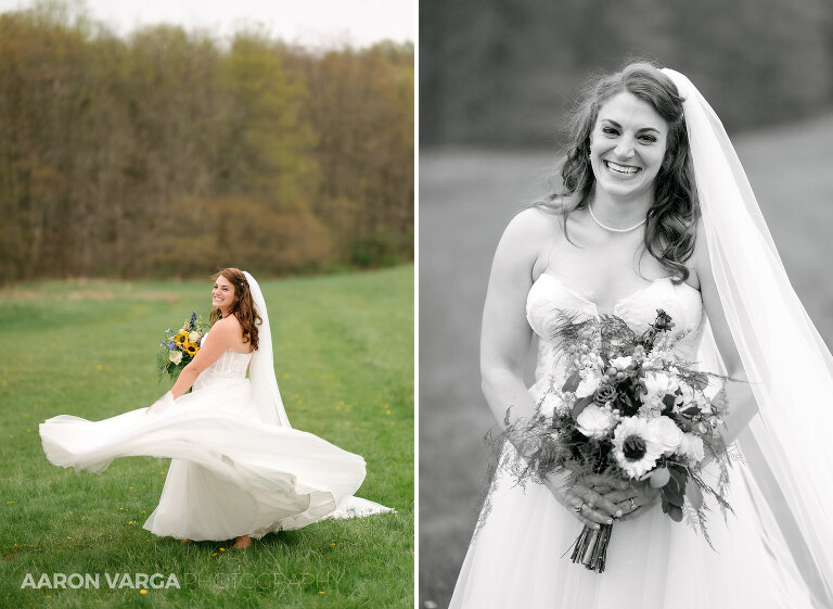 17 bride twirling dress(pp w768 h561) - Allison + Bill | Oak Lodge Wedding Photos