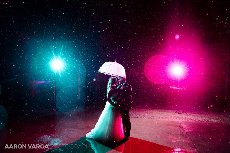 32 off camera flash rain wedding(pp w768 h511) - Allison + Bill | Oak Lodge Wedding Photos