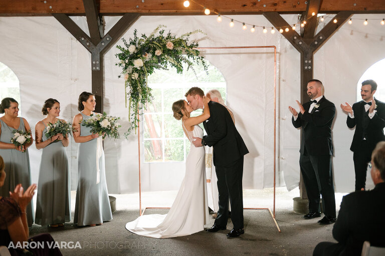 13 succop conservancy wedding first kiss(pp w768 h511) - Chelsey + Teddy | Succop Conservancy Wedding Photos