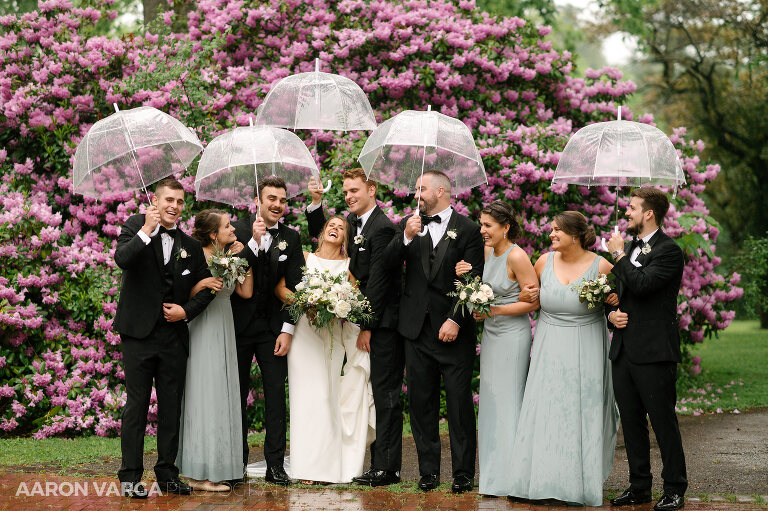 16 rainy wedding umbrellas(pp w768 h511) - Chelsey + Teddy | Succop Conservancy Wedding Photos
