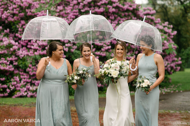 18 succop conservancy wedding bridesmaids umbrellas(pp w768 h511) - Chelsey + Teddy | Succop Conservancy Wedding Photos