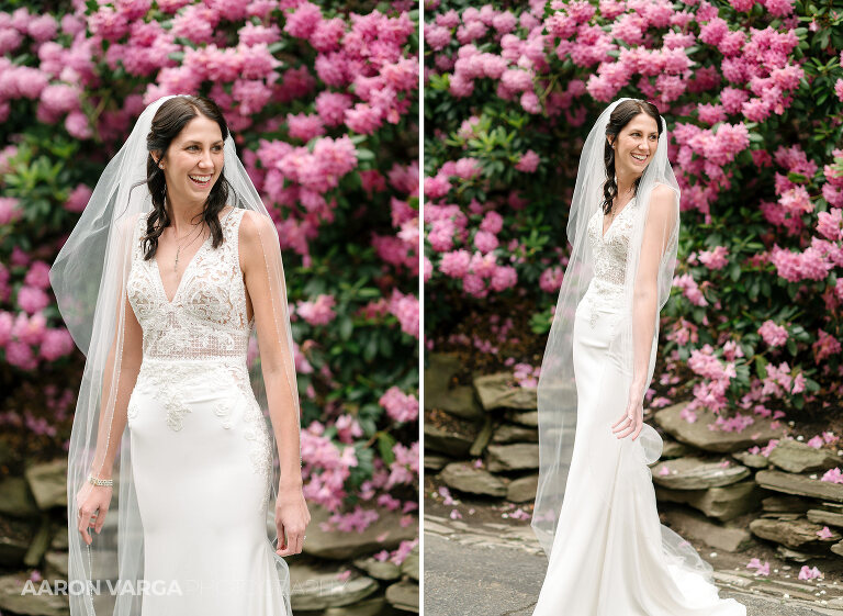18 pink flowers bride longue vue club(pp w768 h561) - Alexis + Luke | Longue Vue Club Wedding Photos