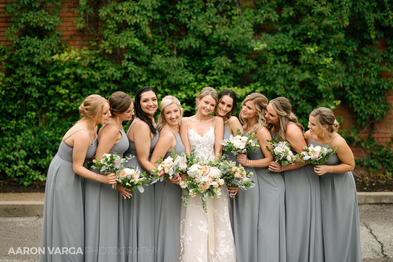 12 soft gray bridesmaid dresses(pp w768 h511) - Kyle + Mike | The Pennsylvanian Wedding Photos