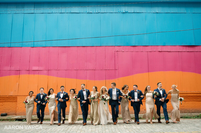 12 bridal party photos pittsburgh highline(pp w768 h511) - Missy + Joe | Omni William Penn Hotel Wedding Photos