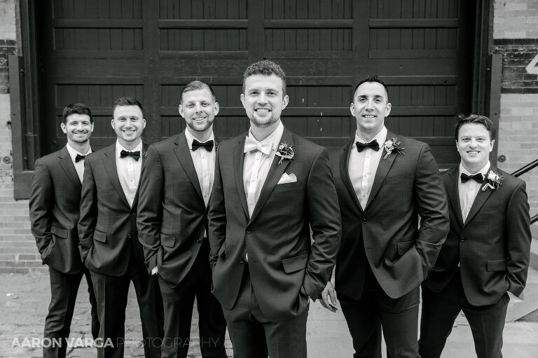 18 pittsburgh highline groomsmen(pp w768 h511) - Missy + Joe | Omni William Penn Hotel Wedding Photos