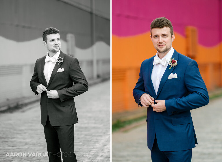21 groom wedding photo pittsburgh highline(pp w768 h561) - Missy + Joe | Omni William Penn Hotel Wedding Photos