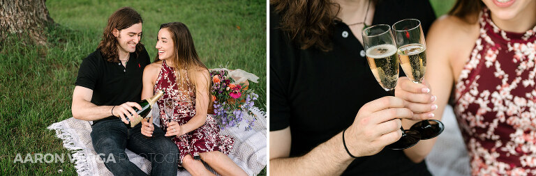 27 wine picnic engagement photos(pp w768 h253) - Noelle + Mark | Family Farm Engagement Photos