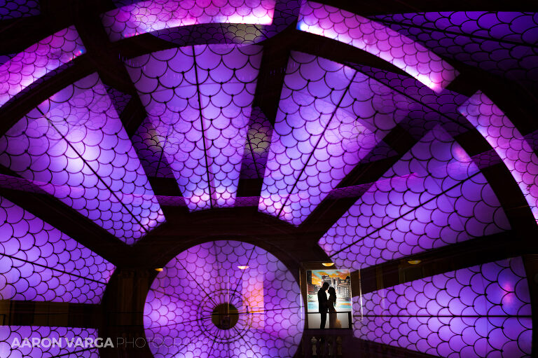 48 purple renaissance hotel wedding double exposure(pp w768 h511) - Sneak Peek! Dakota + Carlo | Renaissance Pittsburgh Hotel Wedding Photos