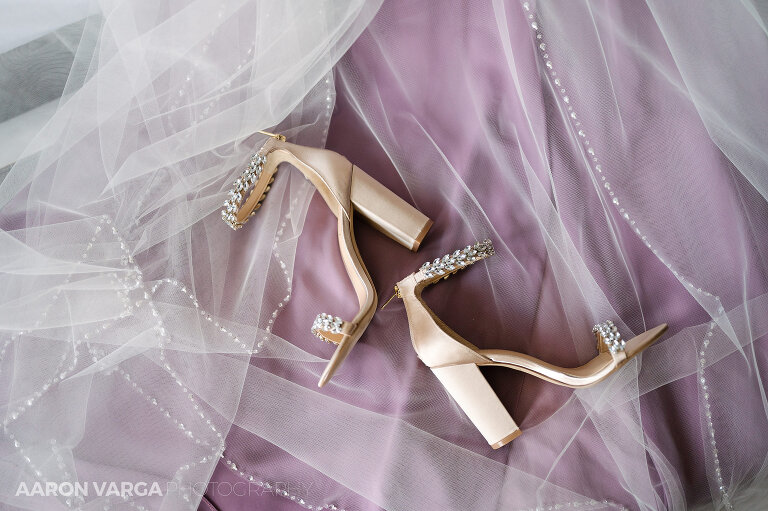 01 badgley mischka wedding shoes(pp w768 h511) - Dakota + Carlo | Renaissance Pittsburgh Hotel Wedding Photos