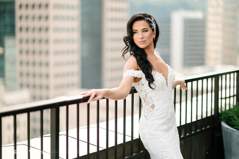 14 beautiful bride renaissance hotel(pp w768 h511) - Dakota + Carlo | Renaissance Pittsburgh Hotel Wedding Photos