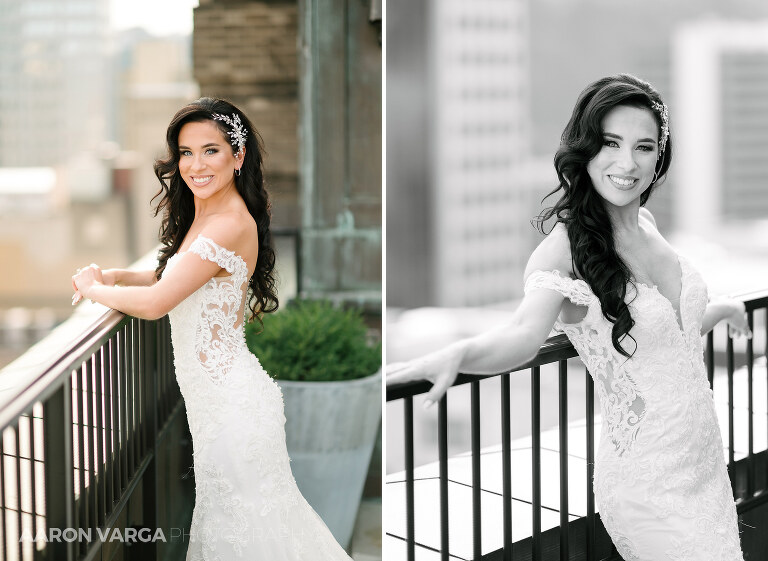 15 renaissance hotel bridal portraits(pp w768 h561) - Dakota + Carlo | Renaissance Pittsburgh Hotel Wedding Photos