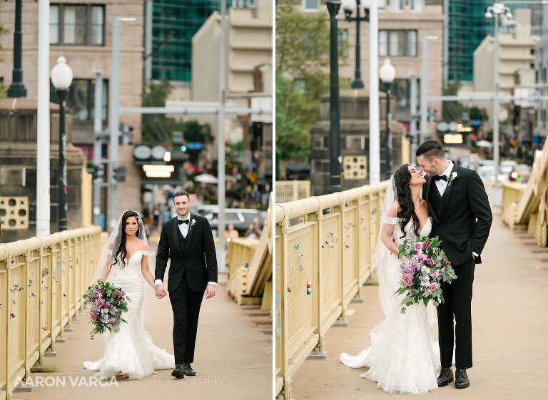 38 yellow bridges wedding photo(pp w768 h561) - Dakota + Carlo | Renaissance Pittsburgh Hotel Wedding Photos