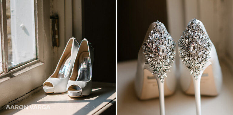 02 badgley mischka diamond wedding shoes(pp w768 h381) - Alexa + Jack | Longue Vue Club Wedding Photos