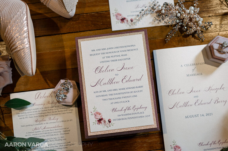 03 hotel indigo wedding invitations(pp w768 h511) - Chelsea + Matt | Le Mont Restaurant Wedding Photos