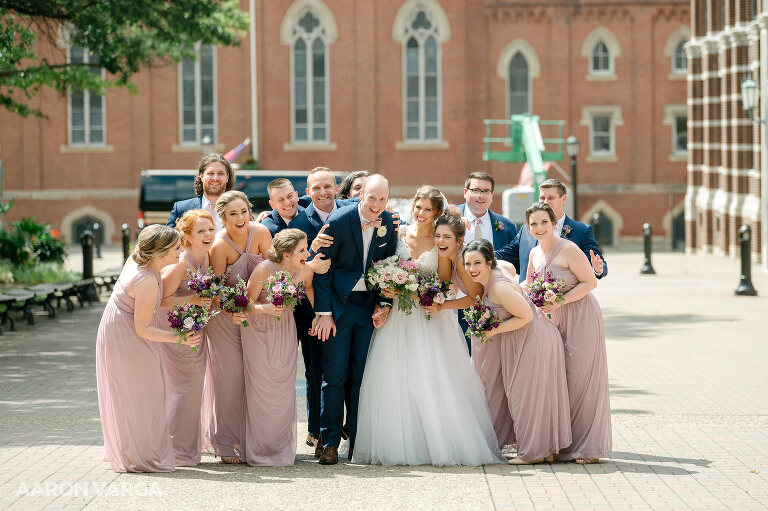 14 duquesne university fun wedding party(pp w768 h511) - Chelsea + Matt | Le Mont Restaurant Wedding Photos