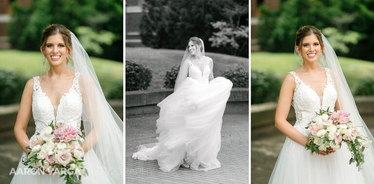 18 beautiful bride twirling dress(pp w768 h378) - Chelsea + Matt | Le Mont Restaurant Wedding Photos