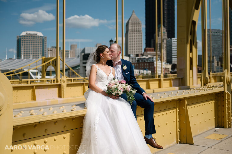 31 yellow bridge wedding photos pittsburgh(pp w768 h511) - Chelsea + Matt | Le Mont Restaurant Wedding Photos