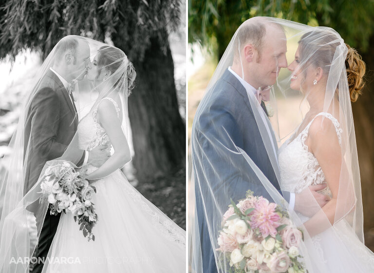 36 bride under veil wedding(pp w768 h561) - Chelsea + Matt | Le Mont Restaurant Wedding Photos