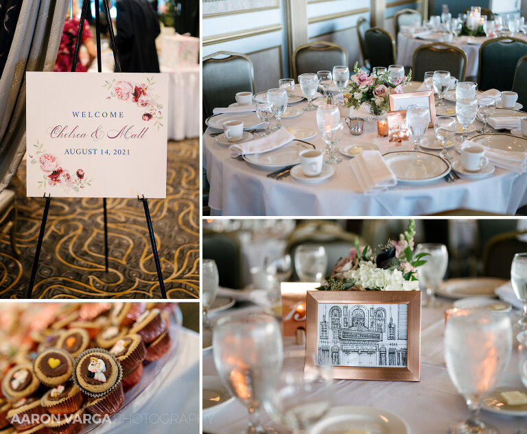 40 wedding reception details lemont restaurant(pp w768 h633) - Chelsea + Matt | Le Mont Restaurant Wedding Photos