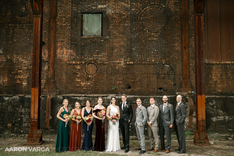 08 carrie furnace wedding party(pp w768 h511) - Emily + Eli | Carrie Furnace Wedding Photos