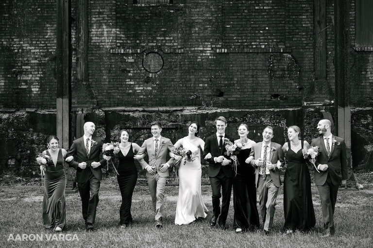 09 bridal party photos at carrie furnace(pp w768 h511) - Emily + Eli | Carrie Furnace Wedding Photos