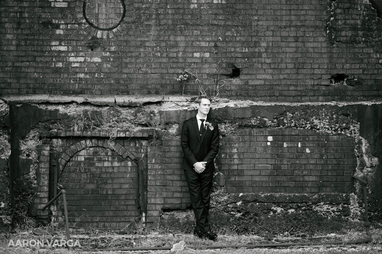 17 groomsman photo wedding carrie furnace(pp w768 h511) - Emily + Eli | Carrie Furnace Wedding Photos