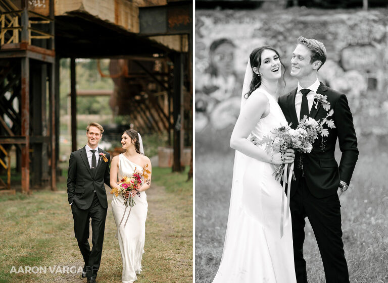 26 bride groom wedding photos carrie furnace(pp w768 h561) - Emily + Eli | Carrie Furnace Wedding Photos