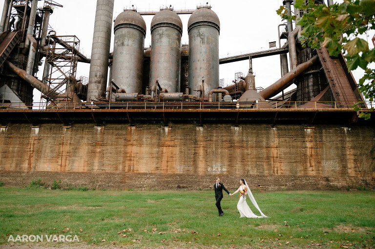 28 fall wedding at carrie furnace(pp w768 h511) - Emily + Eli | Carrie Furnace Wedding Photos