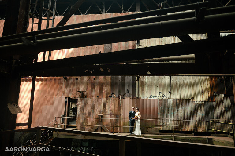 31 cool unique wedding photos carrie furnace(pp w768 h511) - Emily + Eli | Carrie Furnace Wedding Photos