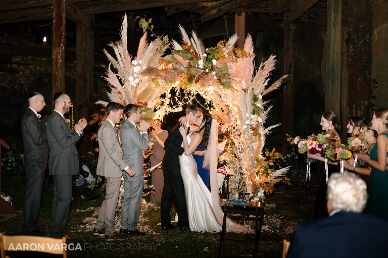 42 wedding photos jewish ceremony carrie furnace(pp w768 h511) - Emily + Eli | Carrie Furnace Wedding Photos