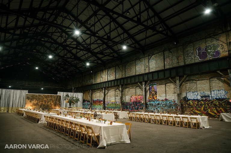 43 carrie furnace wedding reception details(pp w768 h511) - Emily + Eli | Carrie Furnace Wedding Photos