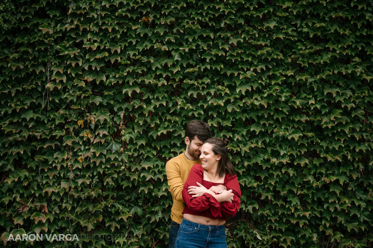 15 north side ivy wall engagement(pp w768 h511) - Anna + Josh | North Side & North Shore Engagement Photos