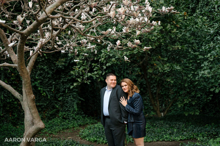 09 downtown pittsburgh magnolia tree engagement(pp w768 h511) - Julia + Ryan | Downtown and Mt. Washington Engagement Photos