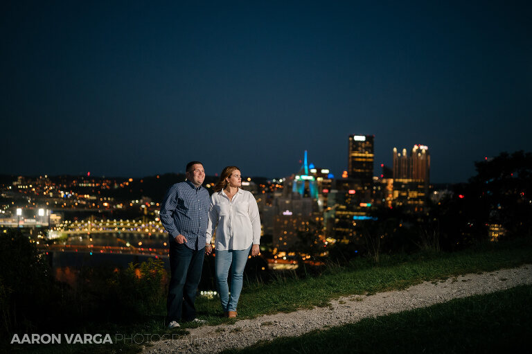 22 mt washington night photos(pp w768 h511) - Julia + Ryan | Downtown and Mt. Washington Engagement Photos