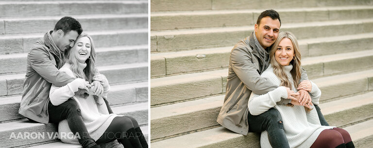 36 mellon institute stairs engagement(pp w768 h304) - Shannon + Ricky | Schenley Park Engagement Photos
